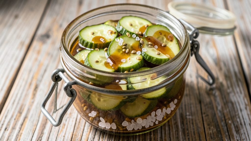 Alton Brown's Sweet Pickles Recipe: Vinegar-Brightened Crunch With Honeyed Zing