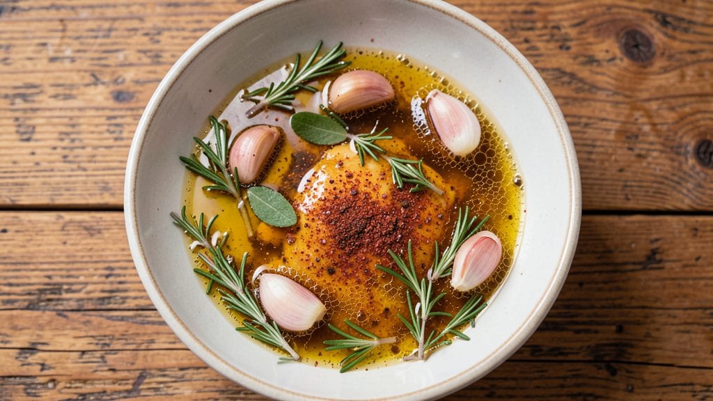 Baked Chicken Wings Marinade Recipe: Smoky Garlic-Herb Blend for Crispy Wings