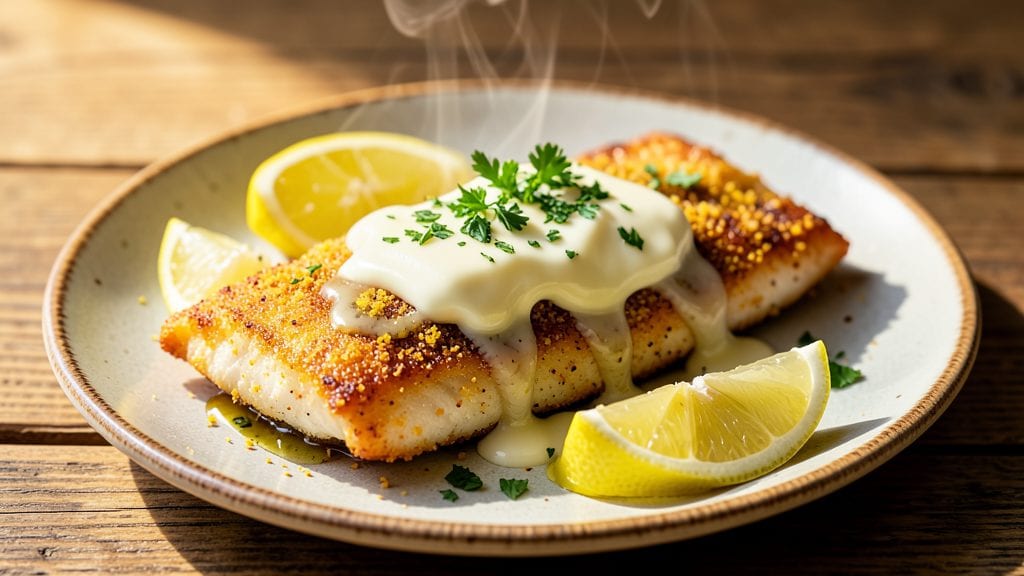 Baked Hake Recipe: Crispy Cornmeal Crust With Lemon Butter Brightness