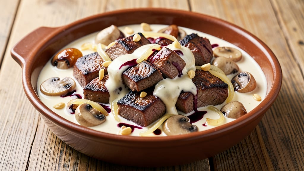 Beef with Mushroom and Nestlé Cream Recipe: Rich Umami Sauce in One Pot