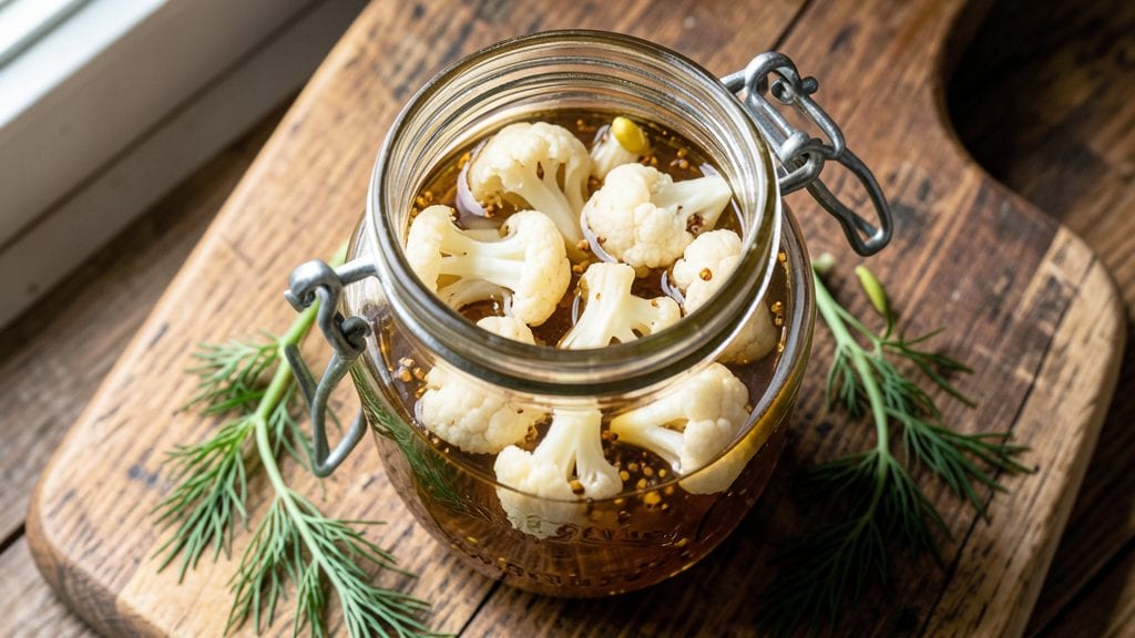 Amish Pickled Cauliflower Recipe: Vinegar-Bright Crunch With Pantry Staples