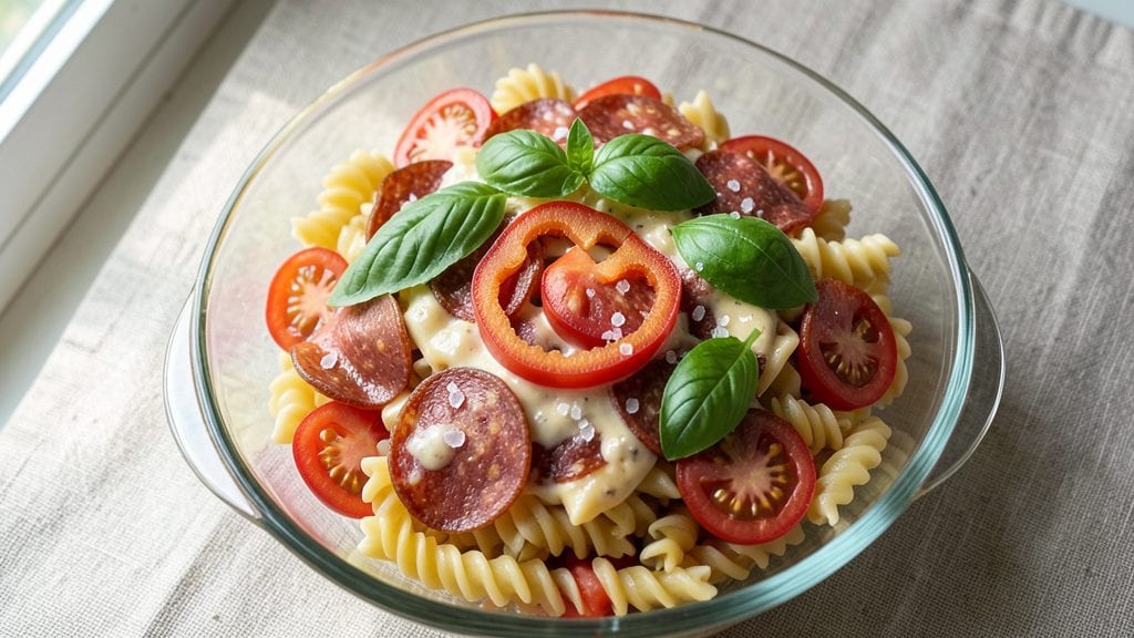 Betty Crocker's Italian Pasta Salad Recipe: Bold Herbs and Citrus Zing