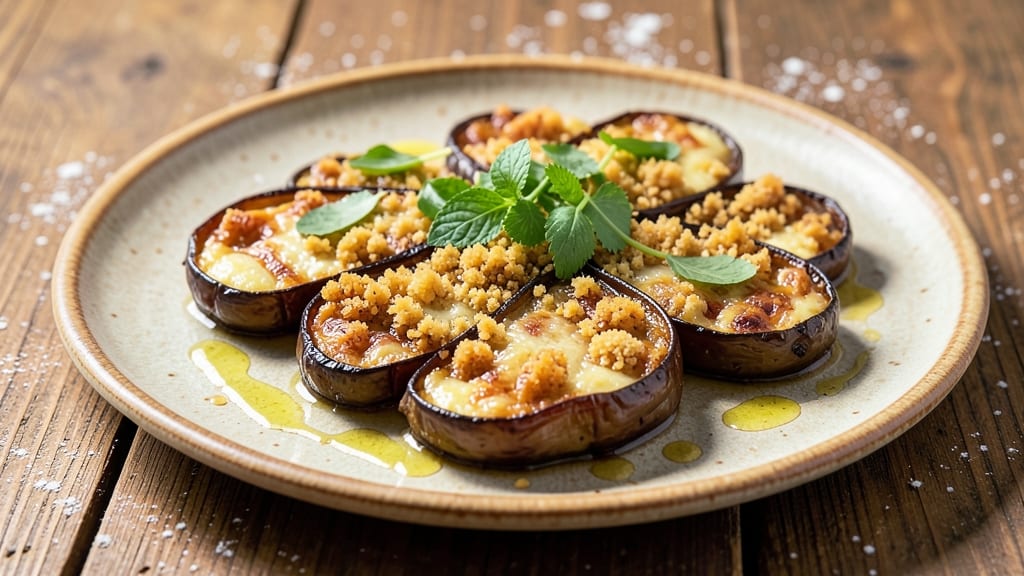 Brinjal Bake Recipe: Crispy Cornmeal Crust With Eggy Creaminess