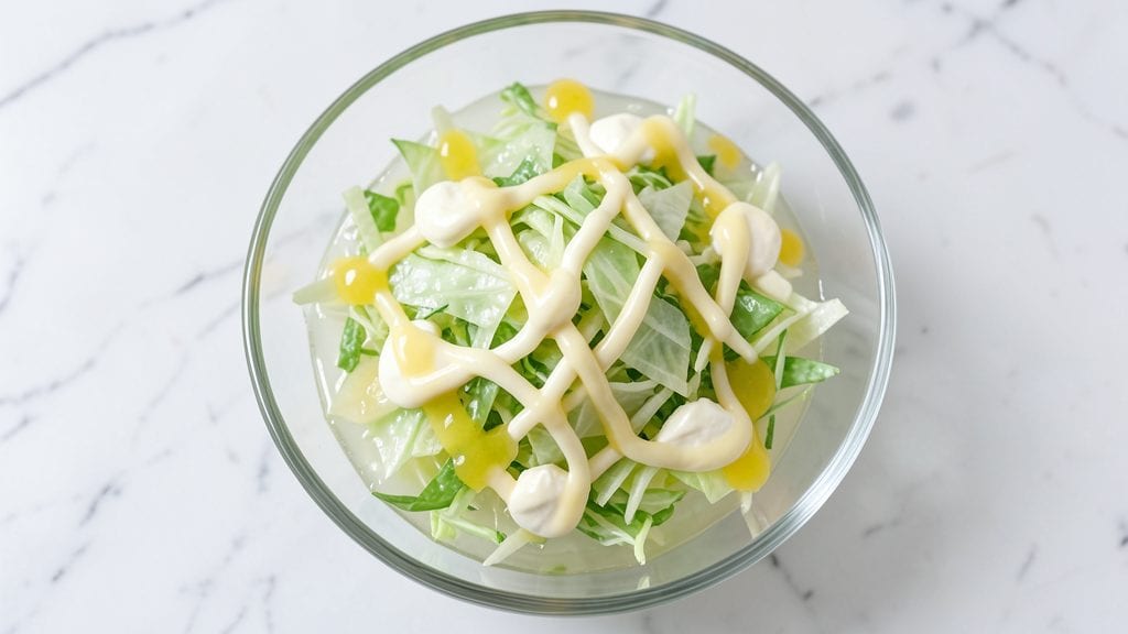 Cabbage Jello Salad Recipe: Bright Green Layers with Creamy Cheese Twists