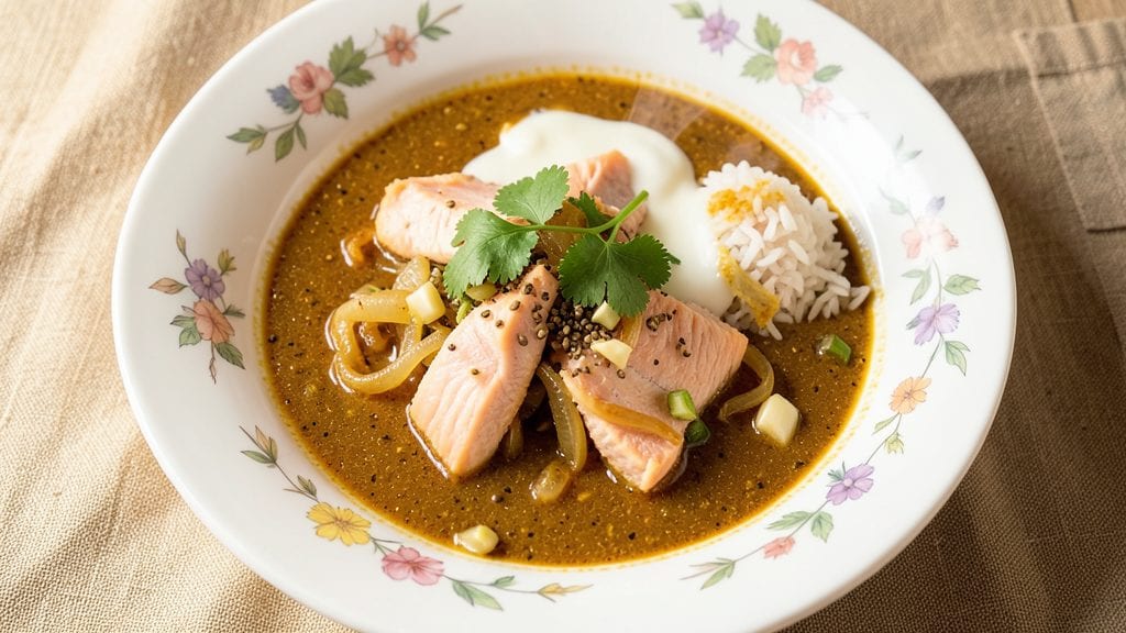 Canned Salmon Curry Recipe: Smoky Coconut and Turmeric Flavor in 25 Minutes