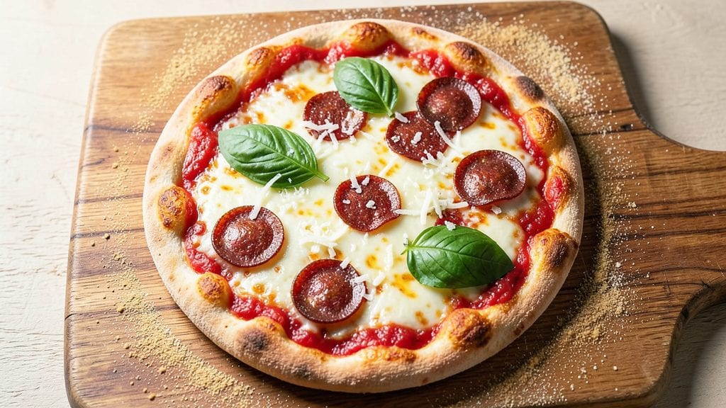 Casey's Famous Pizza Recipe: Crispy Cornmeal Crust With Melty Cheese Rivers