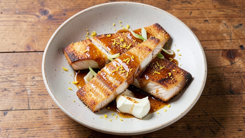 Chinese Baked Sea Bass Recipe: Crispy Cornmeal Crust With Buttery Lemon Zest