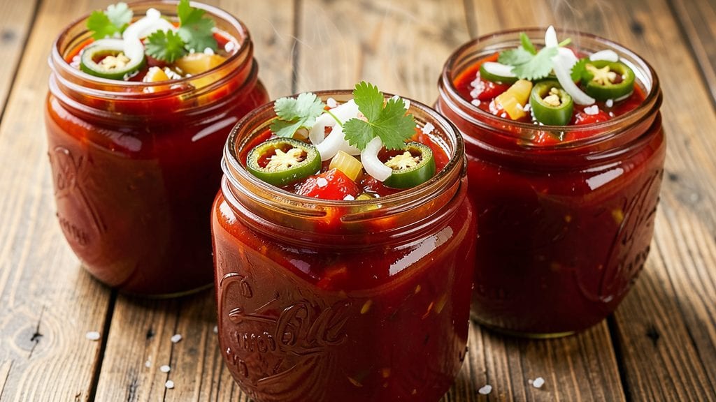 Cooked Salsa Recipe For Canning: Acid-Tested Shelf-Stable Heat in 90 Minutes