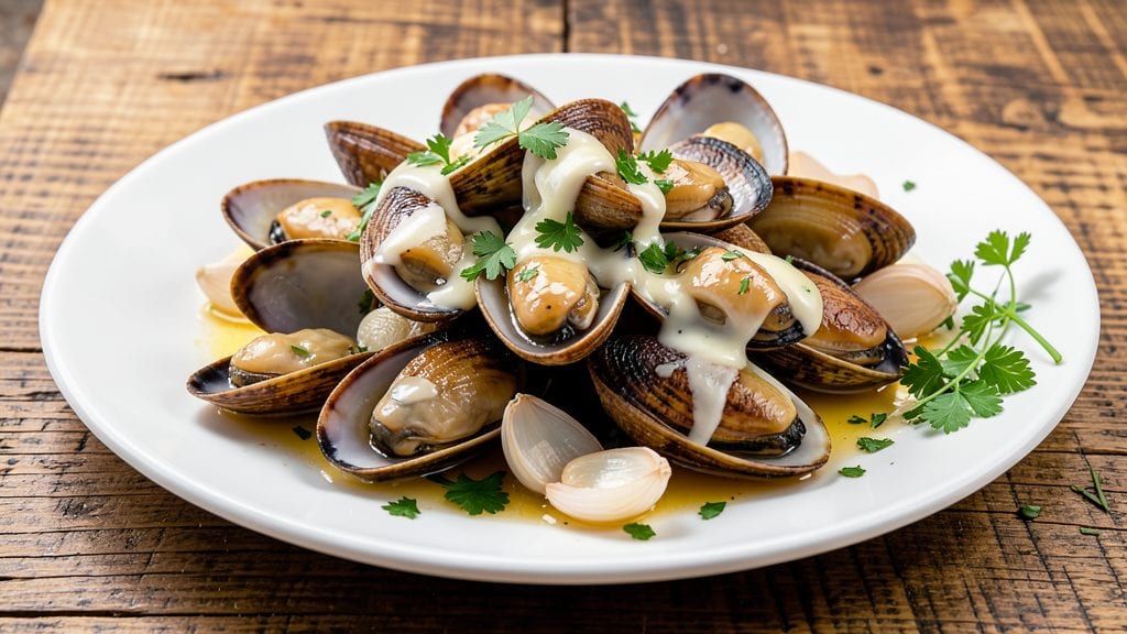 Cooking Mussels Recipe: Steamed in White Wine and Garlic with Crispy Edges