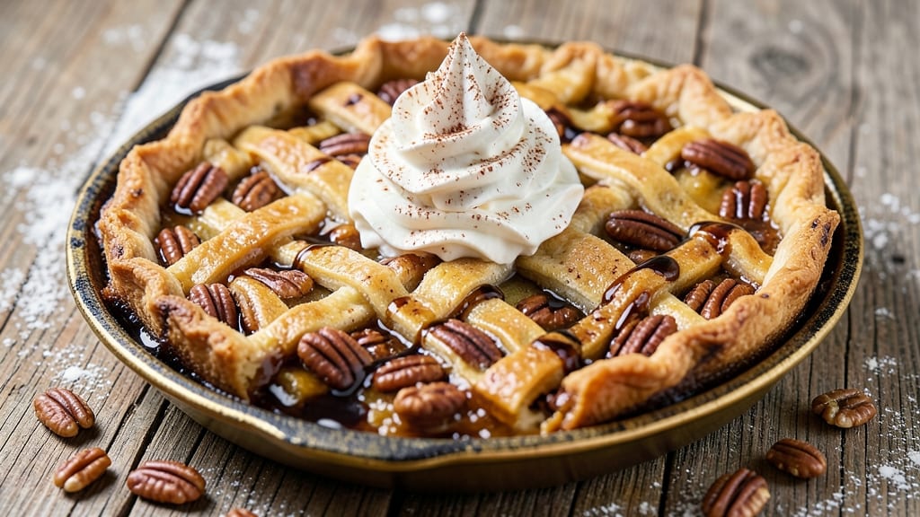 Holiday Dessert Recipe: Spiced Rum-Infused Pecan Pie With Crunchy Top