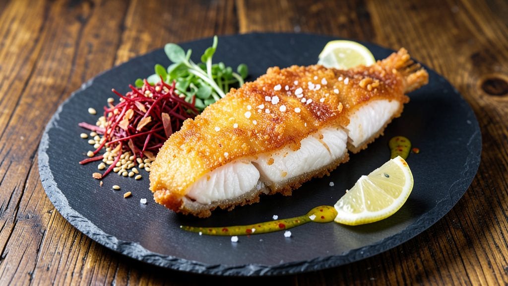 Japanese Fried Fish Recipe: Crispy Panko Crust With Zesty Lemon-Tahini Dip