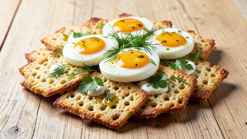 Matzo Meal Recipe: Savory Egg and Herb Bake with Crispy Top