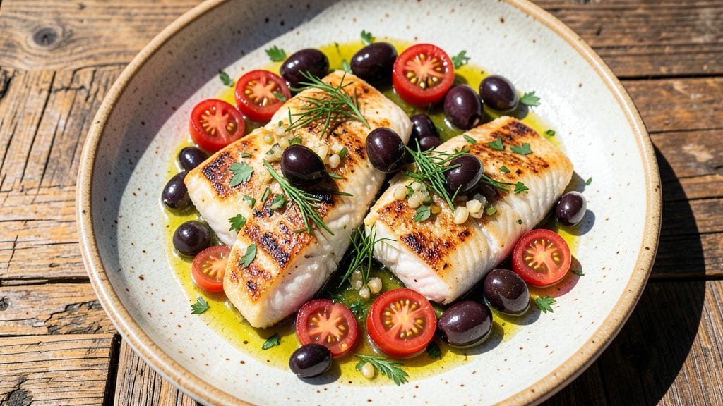 Mediterranean Fish With Olives and Tomatoes Recipe: Bright Herb-Crusted Fillets in 30 Minutes