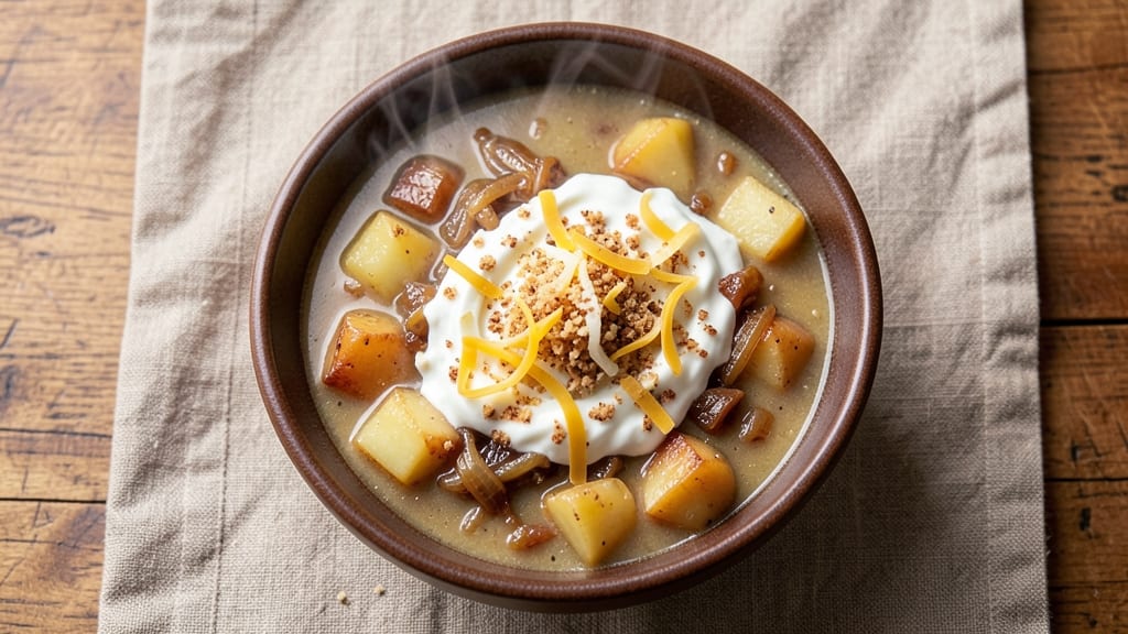 O'Charley's Potato Soup Copycat Recipe: Velvety Chunky Texture With Caramelized Onion Depth