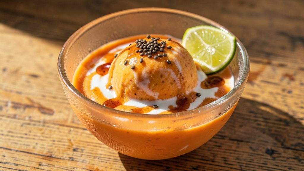 Old Fashioned Papaya Ice Cream Recipe: Tropical Creaminess With No Machine Needed
