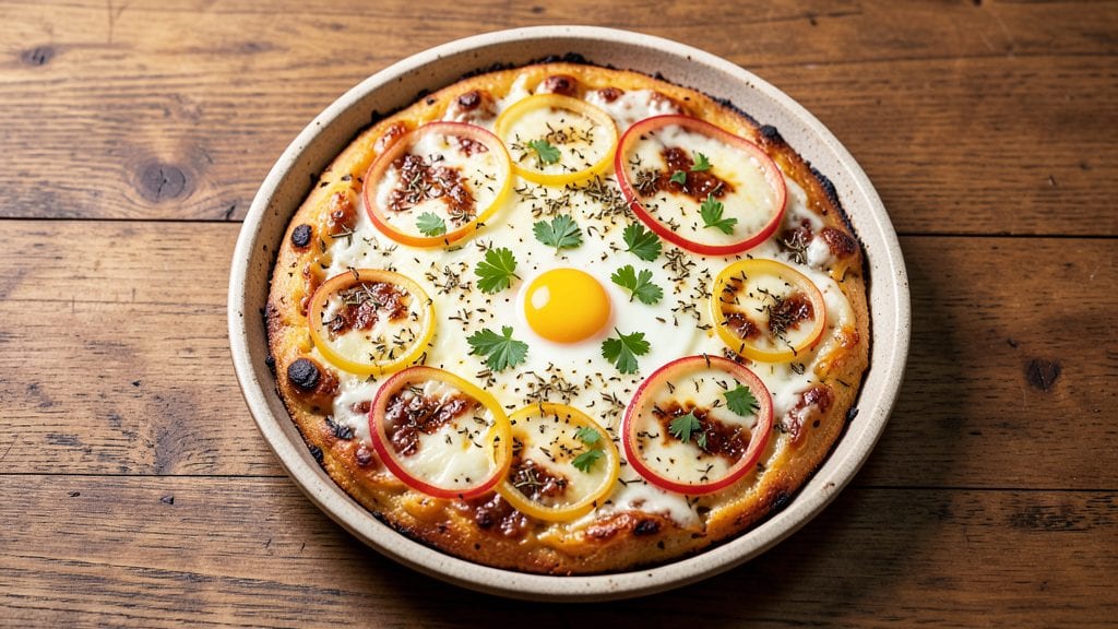 Polish Pizza Recipe: Crispy Potato Crust With Tangy Cheese Twist