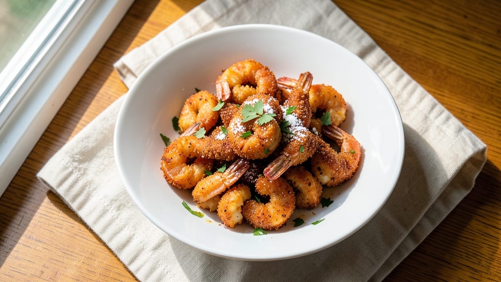 Saladitos Recipe: Crispy Cornmeal-Crusted Shrimp Bites