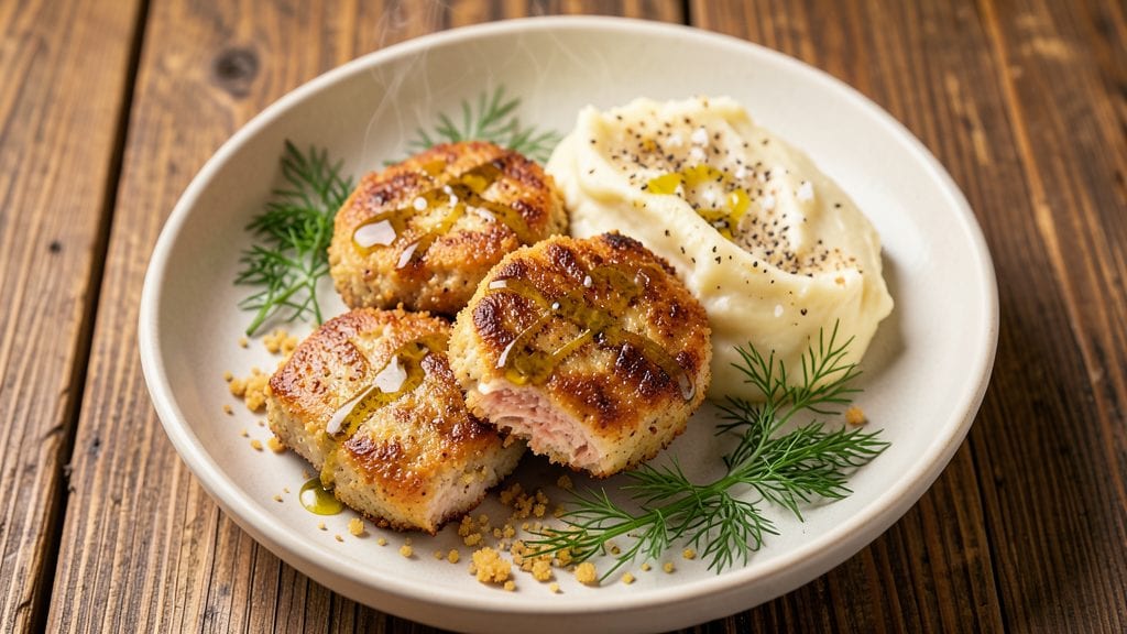 Salmon Patties Recipe Without Eggs: Flaky Cornmeal Crust With Juicy Pink Centers
