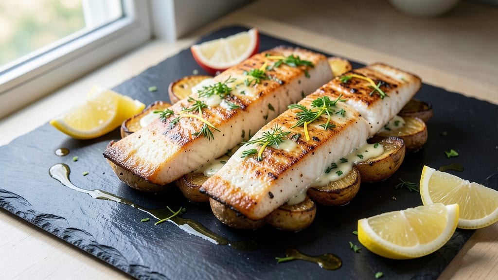 Sea Bass Bake Recipe: Lemon-Herb Crust With Melting Fillets