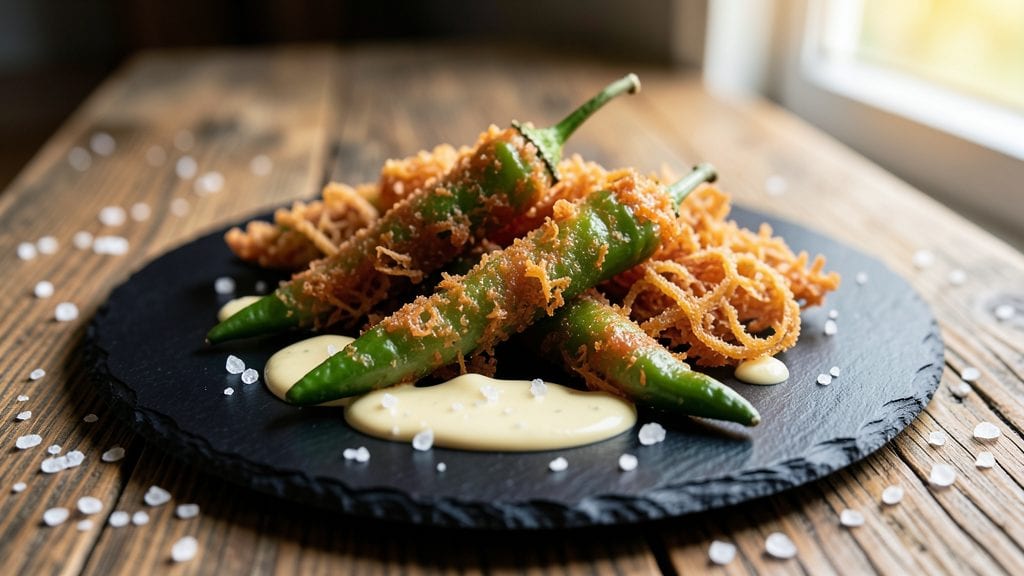 Shishito Tempura: Crispy Bites With Mild Heat and Zesty Dipping Sauce