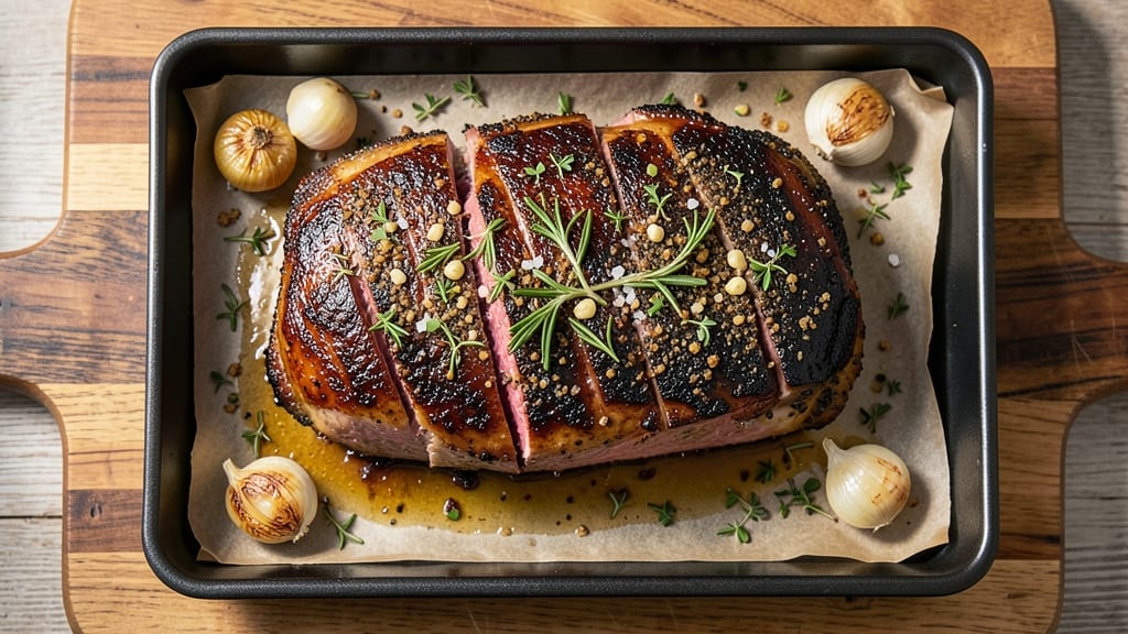 Tyler Florence's Rib Roast Recipe: Juicy, Herbed Crust With Perfect Rose