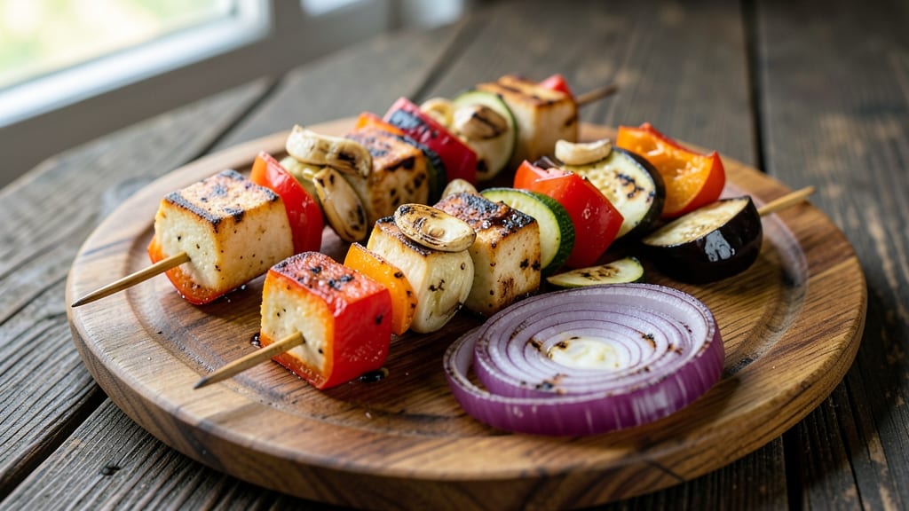 Veg Shashlik Recipe: Grilled Skewers With Smoky Char and Fresh Herb Brightness